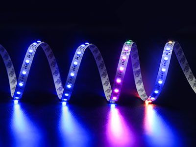 Fita LED multicolor RGBW DMXN-F5050A, 14.4W/m, 269-443 lm por metro