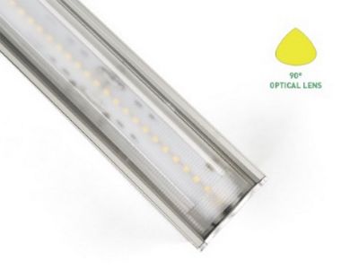 LUZ: Luminária LED Suspensa, 90° Lente Óptica, 2835 LEDs, 80 lm/W